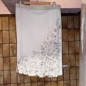 NWT sw 12 Elie Tahari taupe skirt w flaw